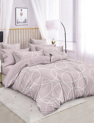 Duvetbezug «Neo» 160 x 210 cm + Pfulmenbezug 65 x 100 cm, rosa