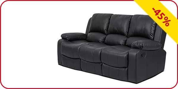 Relax-Sofa «Boston», 3-Sitzer