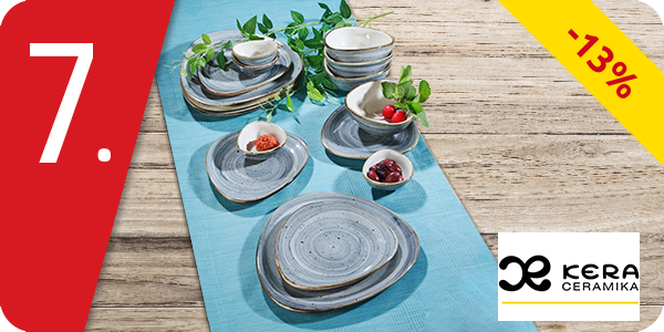 Geschirrservice «Delta» von Kera Ceramika, 16-teilig