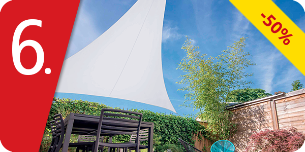 Dreieck-Sonnensegel 3,6 m