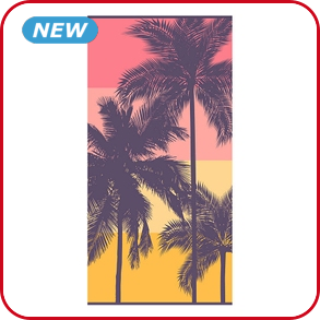 Strandtuch «Miami», 90 x 180 cm