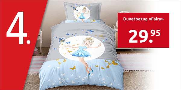 Duvetbezug «Fairy» 160 x 210 cm + Pfulmenbezug 65 x 100 cm