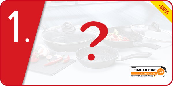 Pfannenset «Stonehenge», 5-teilig