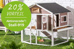 20 % auf Kleintierställe und Freigehege