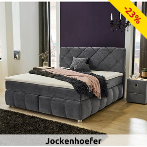 Boxspring-Bett «Angela», feste Matratze, 180 x 200 cm