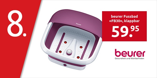 beurer Fussbad «FB30», klappbar
