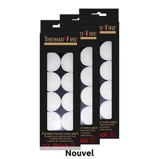 Nouvel Leistungsstarke Kerzen «Thermo Fire», Set, 3 x 12 Stück