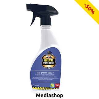 Fettreiniger «Grease Police», mit Mikrofasertuch