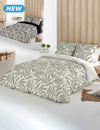 Duvetbezug «Zita» 160 x 210 cm, grün