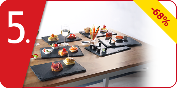 Schieferplatten, 6 Stück