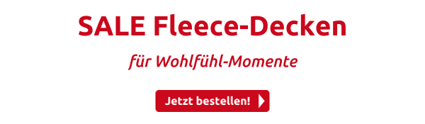 SALE Fleece-Decken