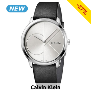 Calvin Klein Herrenuhr, silberfarben/schwarz
