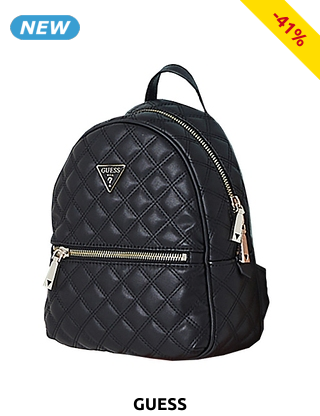 GUESS Rucksack «Cessily», schwarz