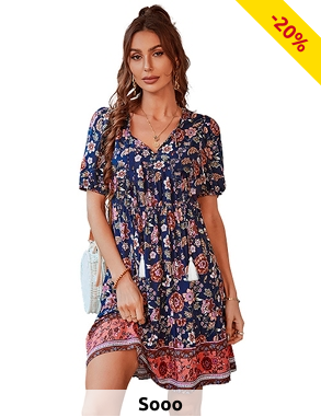 Kleid «Fleur de lys», geblümt