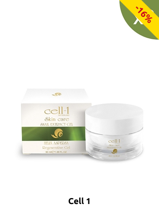 Cell-1 Regenerierende Gel-Creme mit Schneckenextrakt, 2 x 50 ml