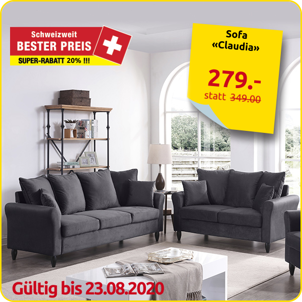 Sofa «Claudia», 2-Sitzer, B 156 cm