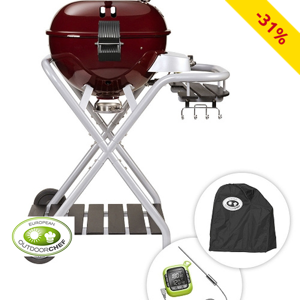 OUTDOORCHEF Gasgrill  BBQ Ambri 480 G, GRATIS: Hülle & Sonde, Wert 120 CHF