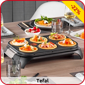 Tefal Crêpe Party, 6 Personen