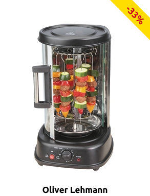 Olivier Lehmann Rotisserie Kebab 3-in-1, Volumen 21 l