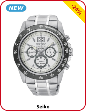 Seiko Herrenuhr, silberfarben