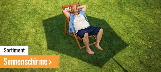 Sonnenschirme im HORNBACH Onlineshop