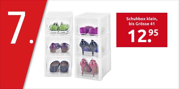 Schuhbox klein, bis Grösse 41