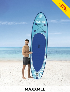 Paddelbrett SUP «Passion Water», L 300 cm, blau
