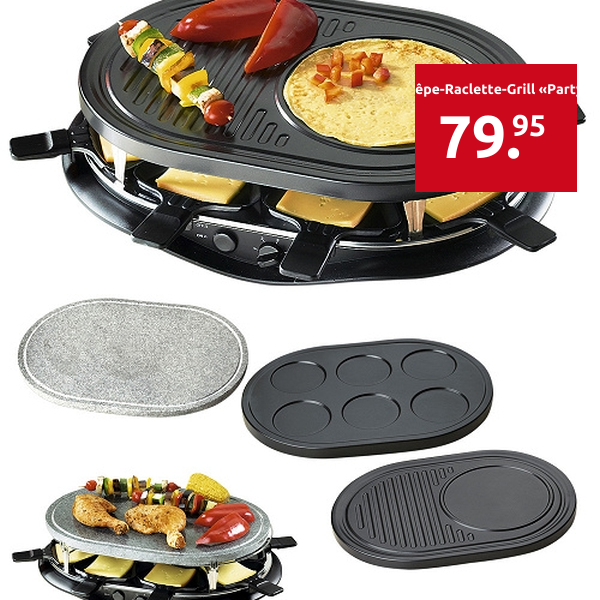 Crêpe-Raclette-Grill «Party»