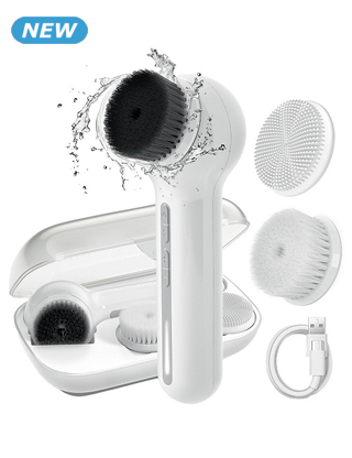 Gesichts-Reinigungsbürste, 3-in-1