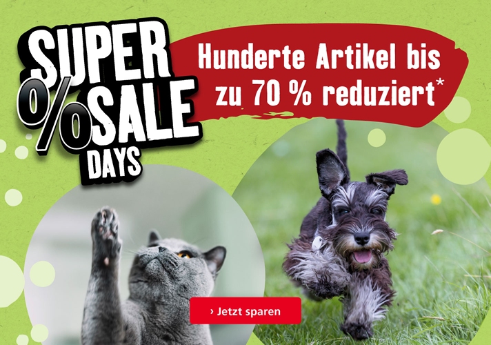 Super Sales Days: Bis zu 70% sparen!