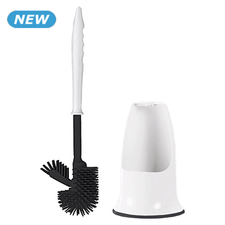 WC-Bürste aus Silikon, antihaftbeschichtet