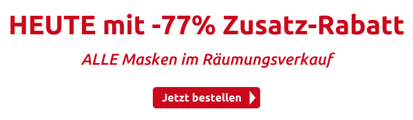 HEUTE mit -77% Zusatz-Rabatt