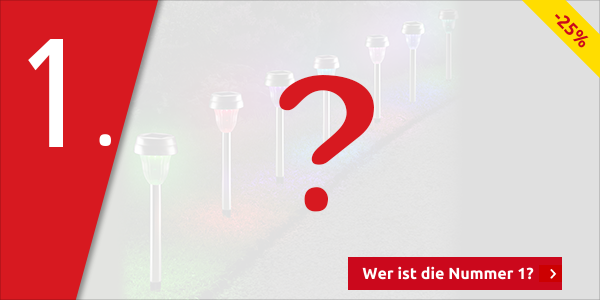 Solarlampen LED «Multicolor», 10 Stück