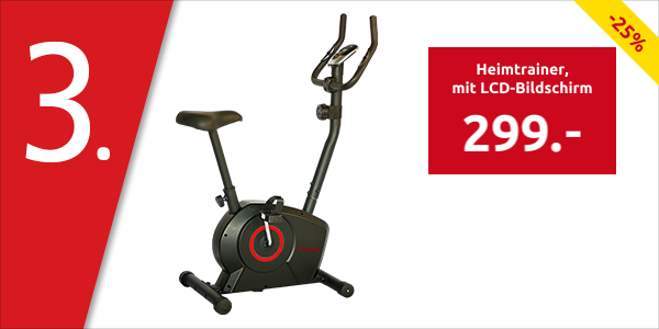 Heimtrainer, mit LCD-Bildschirm, 8-stufiger Widerstand