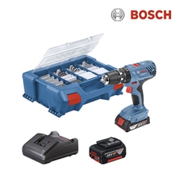 BOSCH Professional Accu klopboor-/schroefmachine GSB 18V-21 (incl. 2 accu's, lader en accessoireset) | HORNBACH