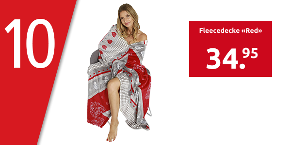 Fleecedecke «Red»