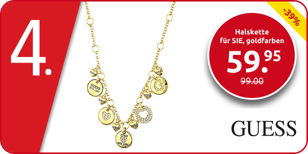 Guess Halskette für SIE, goldfarben