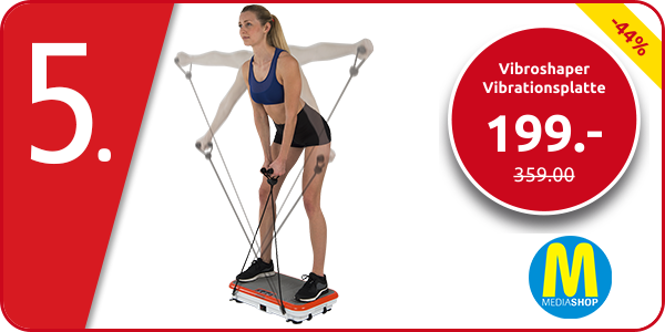 Vibroshaper Vibrationsplatte mit Zubehör