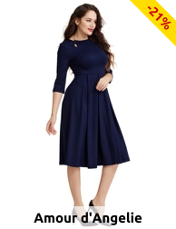 Kleid «Sublime», marine