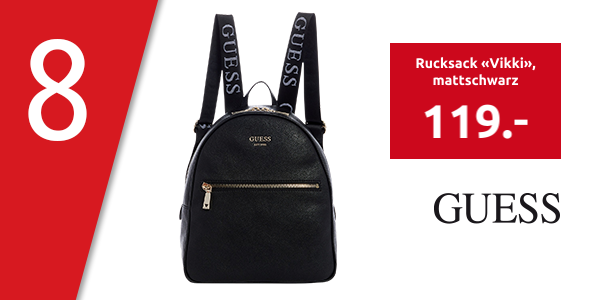 GUESS Rucksack «Vikki», mattschwarz