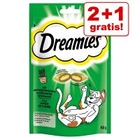 2 + 1 gratis! 3 x 60 g Dreamies Kattensnacks