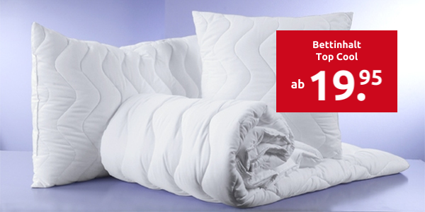Bettinhalt Top Cool, mit thermoregulierendem Effekt