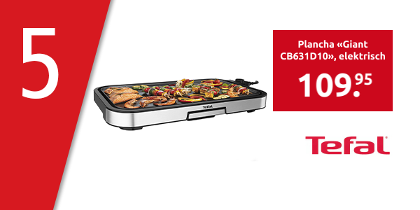 Tefal Plancha «Giant CB631D10», elektrisch