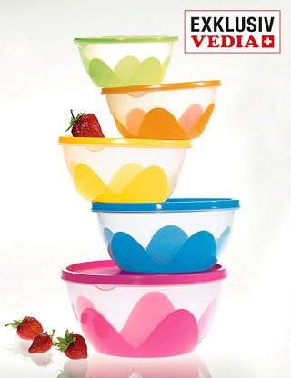 Frischhaltedosen, 5 Grössen