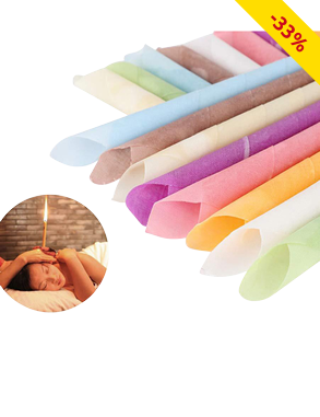 Ohrenkerzen, 32 Stück + 16  Aluminiumenden