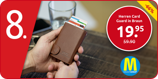 Herren Card Guard in Braun