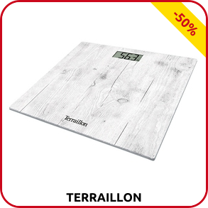 Terraillon Personenwaage «Parquet», Tragkraft 160 kg