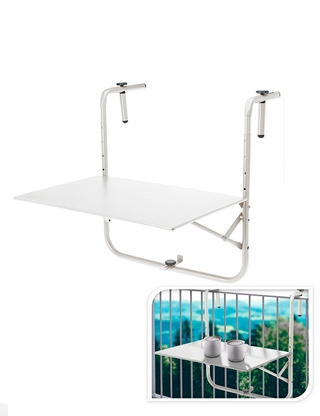 Klappbarer Balkontisch, 60x43 cm