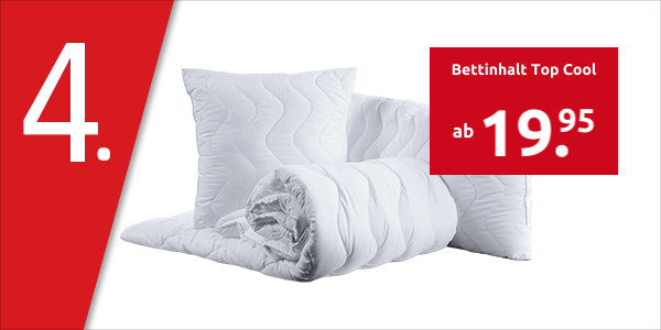 Bettinhalt Top Cool, mit thermoregulierendem Effekt