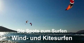 Wind- und Kitesurfen auf Rhodos
